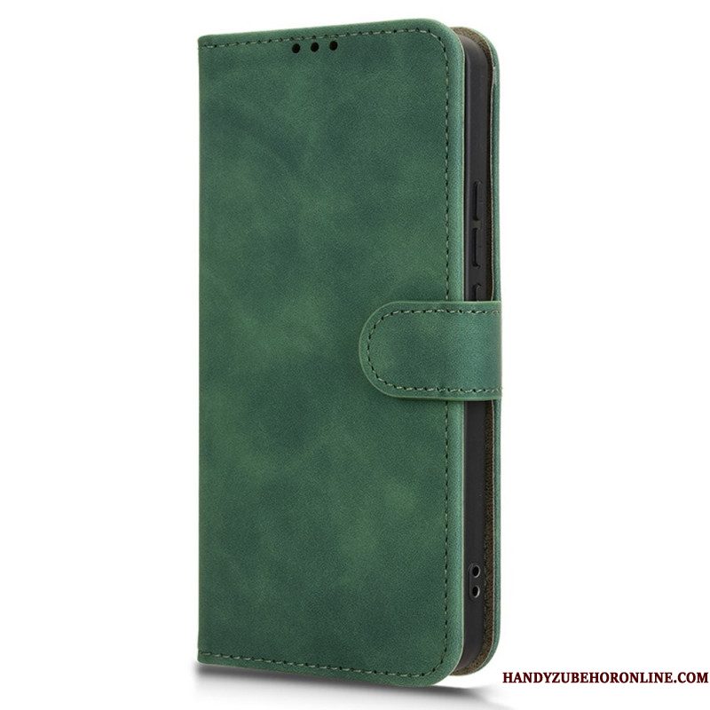Leren Hoesje Xiaomi Redmi Note 14 4g Suède-stijl