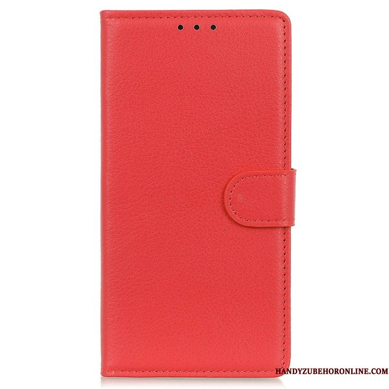Leren Hoesje Xiaomi Redmi Note 14 4g Traditioneel Kunstleer