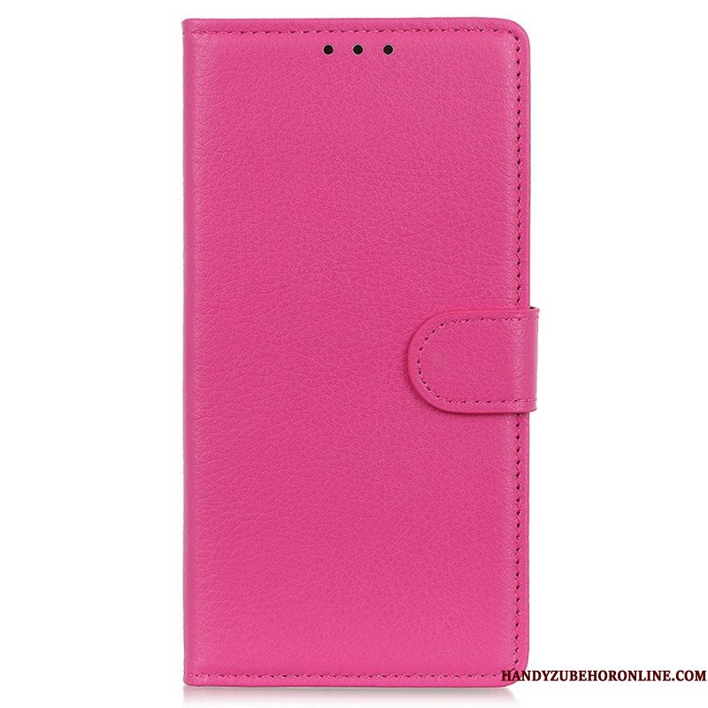 Leren Hoesje Xiaomi Redmi Note 14 4g Traditioneel Kunstleer