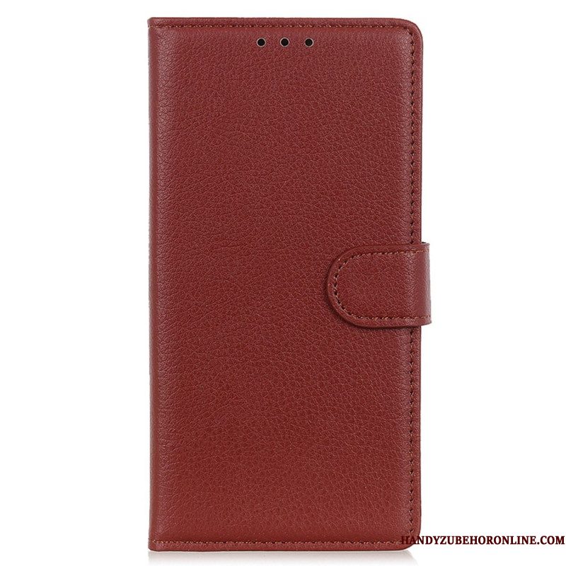 Leren Hoesje Xiaomi Redmi Note 14 4g Traditioneel Kunstleer
