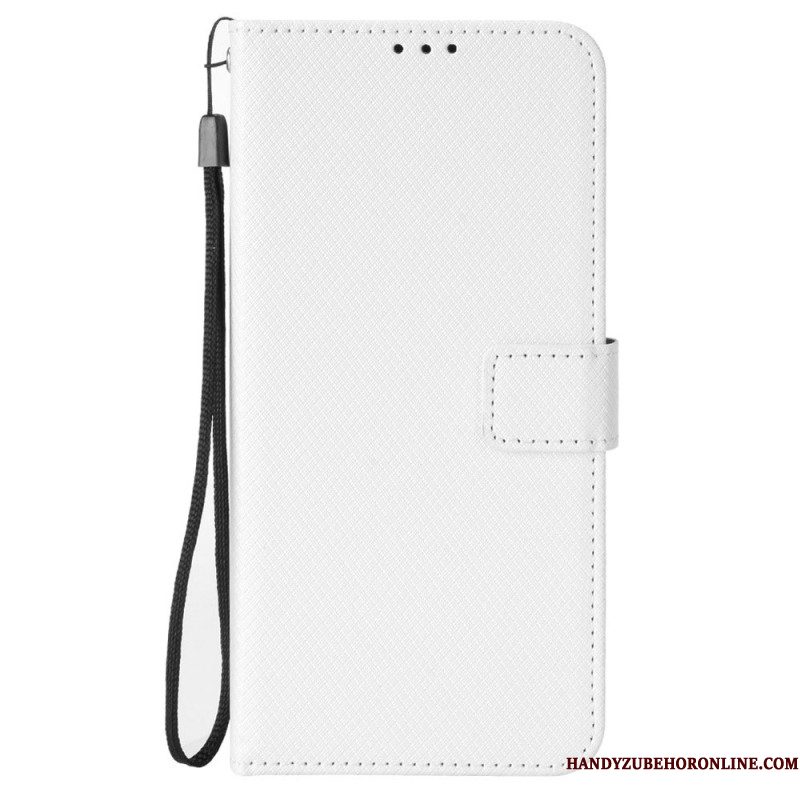 Leren Hoesje Xiaomi Redmi Note 14 5g Diamanttextuur