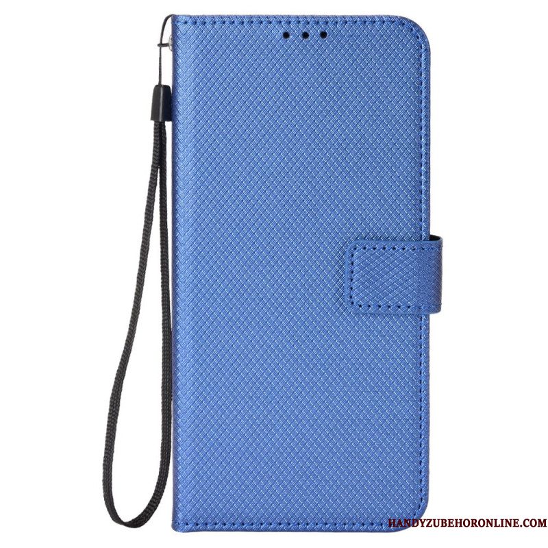 Leren Hoesje Xiaomi Redmi Note 14 5g Diamanttextuur