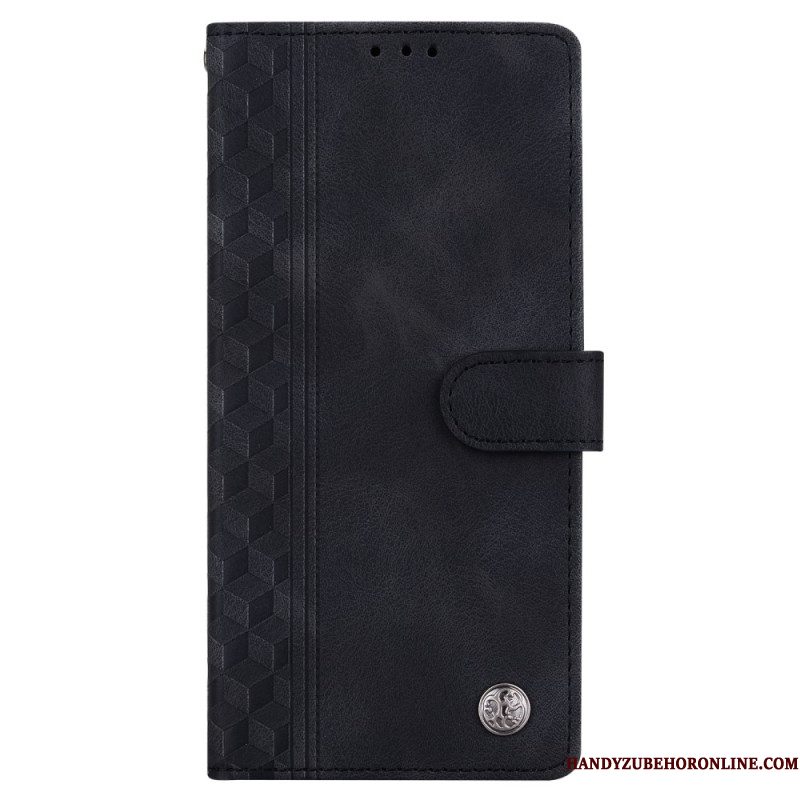 Leren Hoesje Xiaomi Redmi Note 14 5g Frieze En Klinknagels