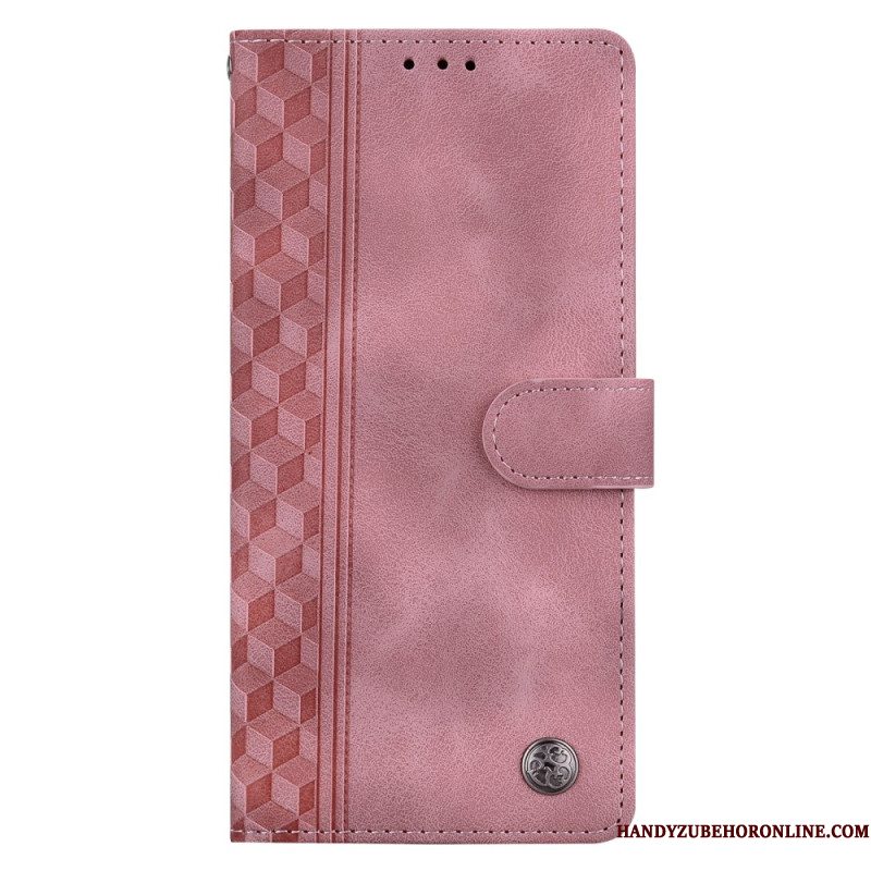 Leren Hoesje Xiaomi Redmi Note 14 5g Frieze En Klinknagels