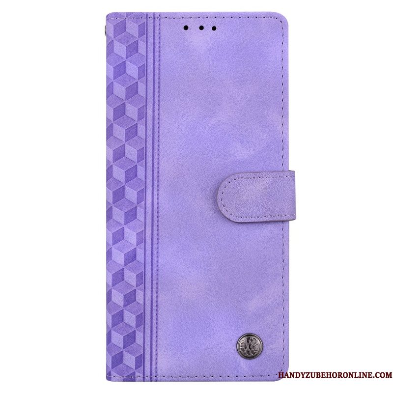 Leren Hoesje Xiaomi Redmi Note 14 5g Frieze En Klinknagels