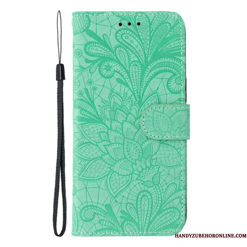 Leren Hoesje Xiaomi Redmi Note 14 5g Kanten Mandala Bescherming Hoesje