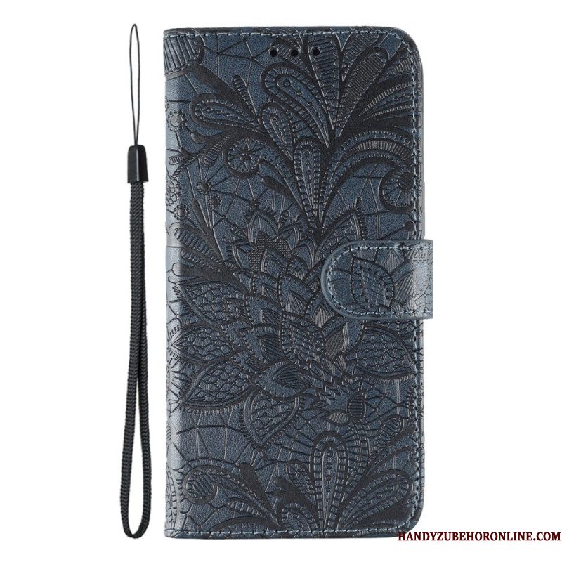 Leren Hoesje Xiaomi Redmi Note 14 5g Kanten Mandala Bescherming Hoesje