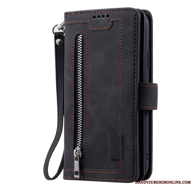 Leren Hoesje Xiaomi Redmi Note 14 5g Portemonnee Met 9 Kaartsleuven