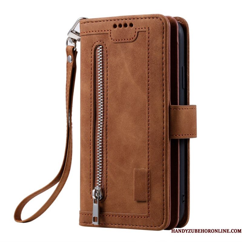 Leren Hoesje Xiaomi Redmi Note 14 5g Portemonnee Met 9 Kaartsleuven