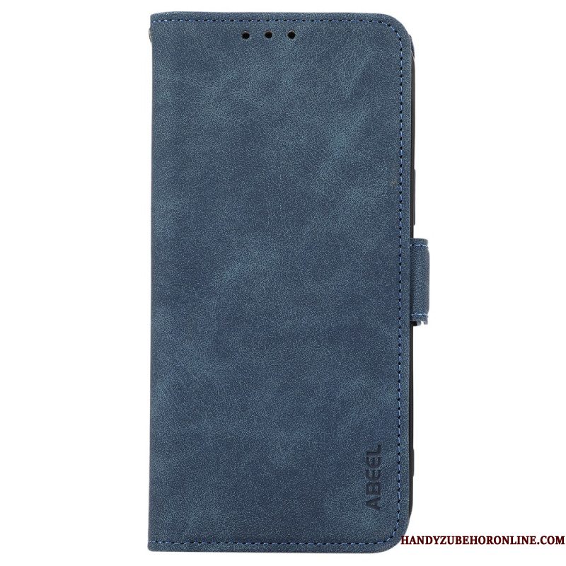 Leren Hoesje Xiaomi Redmi Note 14 Pro 4g Abeel Suède-effect Bescherming Hoesje