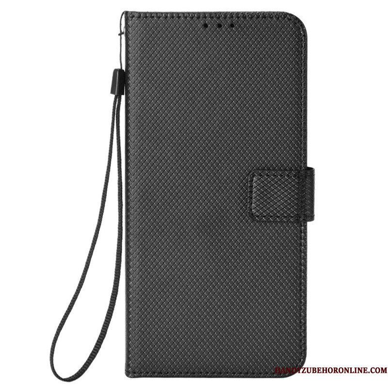 Leren Hoesje Xiaomi Redmi Note 14 Pro 4g Diamanttextuur