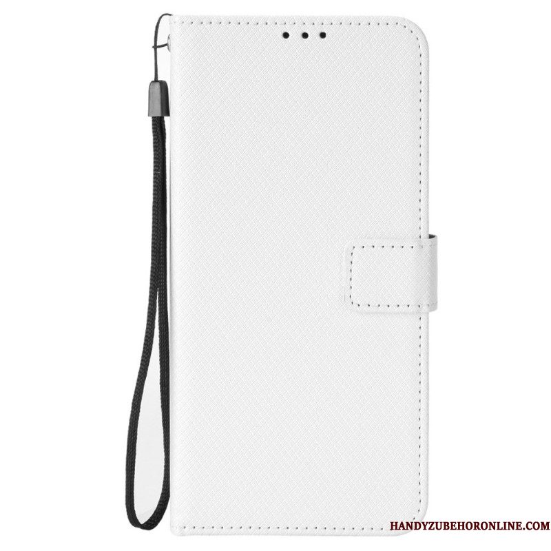 Leren Hoesje Xiaomi Redmi Note 14 Pro 4g Diamanttextuur