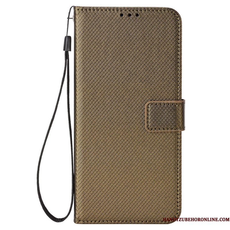 Leren Hoesje Xiaomi Redmi Note 14 Pro 4g Diamanttextuur