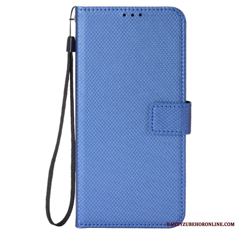 Leren Hoesje Xiaomi Redmi Note 14 Pro 4g Diamanttextuur