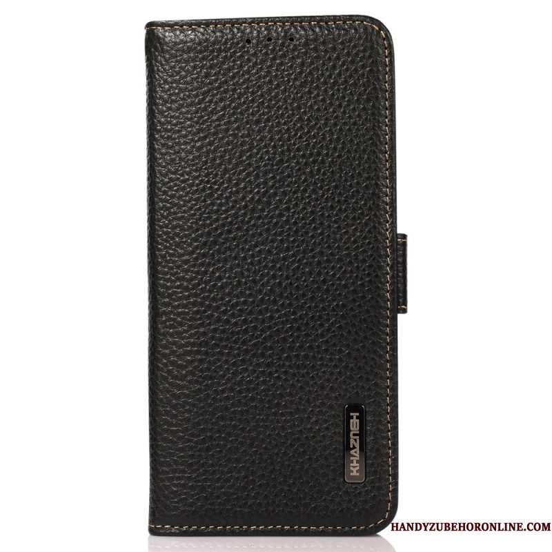 Leren Hoesje Xiaomi Redmi Note 14 Pro 4g Echt Leer (khazneh)