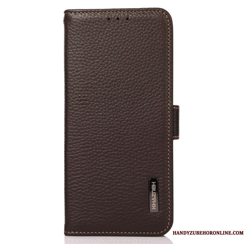 Leren Hoesje Xiaomi Redmi Note 14 Pro 4g Echt Leer (khazneh)