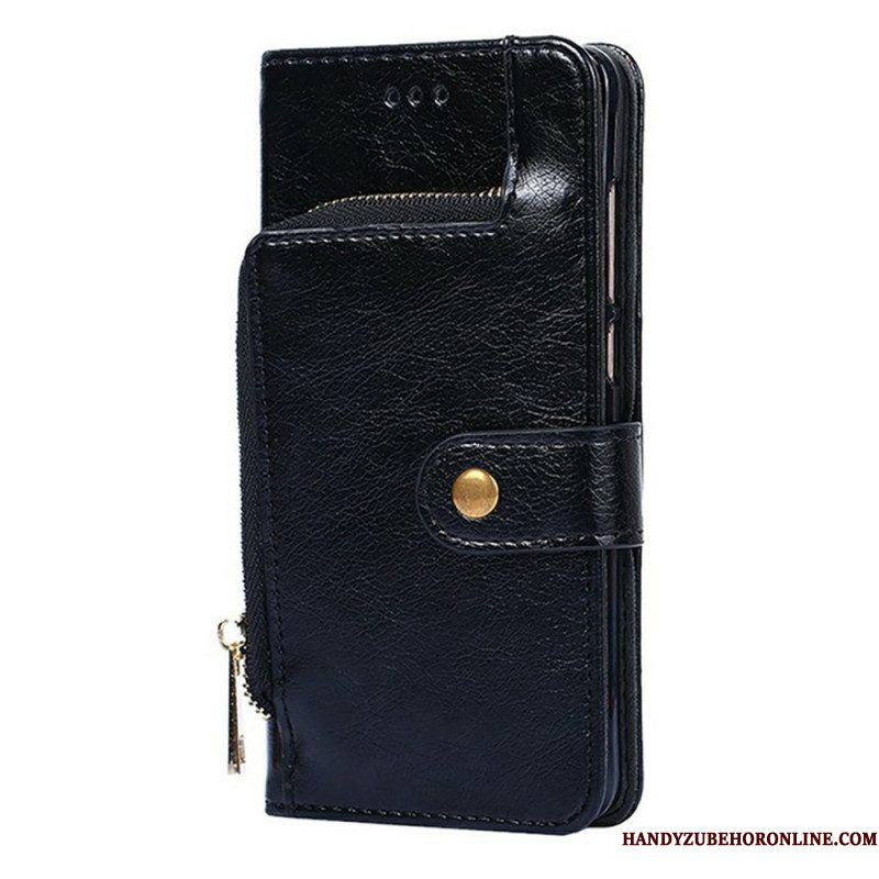 Leren Hoesje Xiaomi Redmi Note 14 Pro 4g Gewaxt