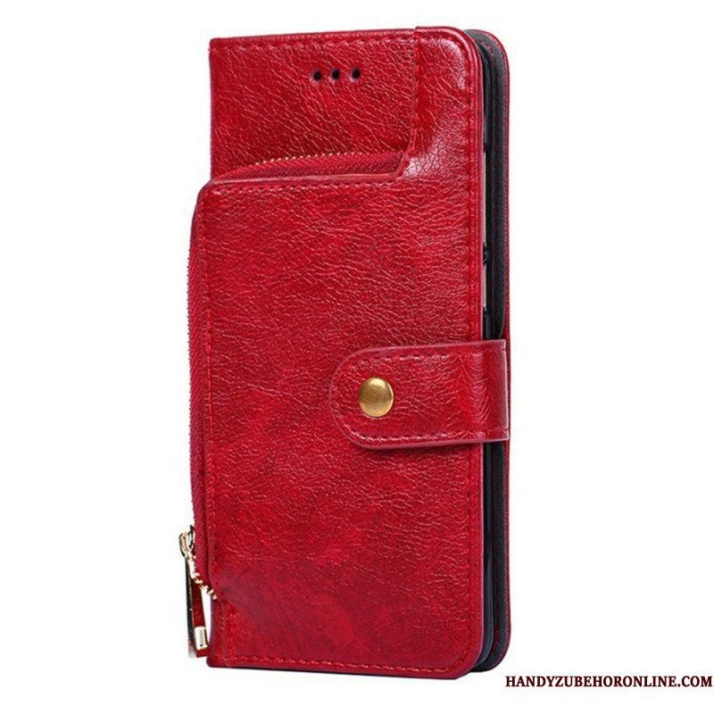 Leren Hoesje Xiaomi Redmi Note 14 Pro 4g Gewaxt