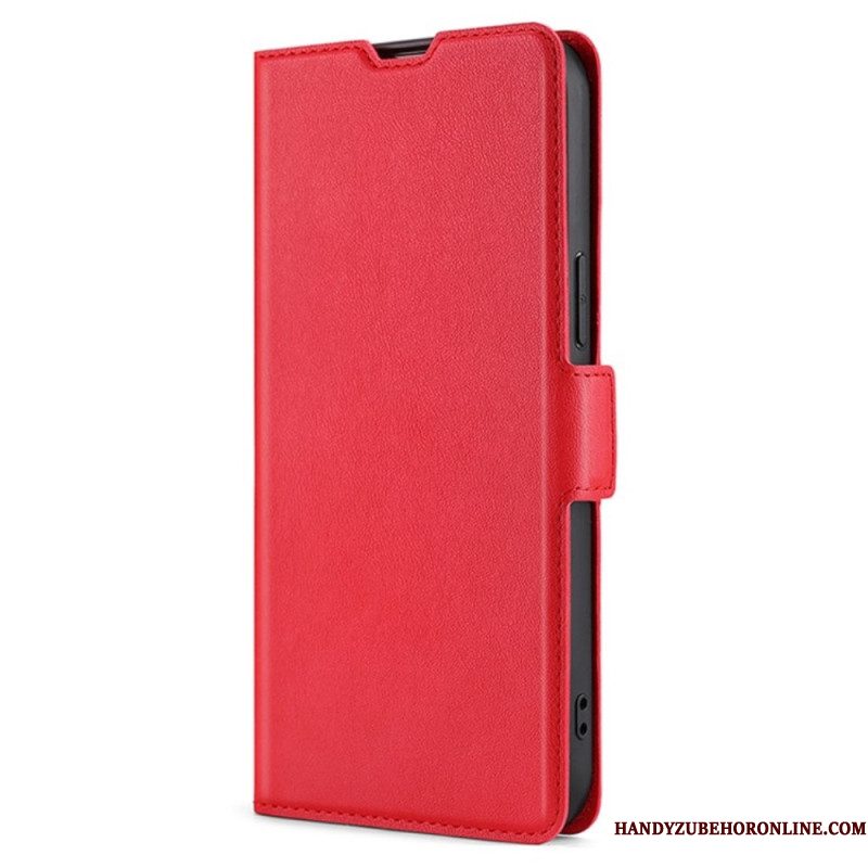 Leren Hoesje Xiaomi Redmi Note 14 Pro 4g Portemonnee Met Dubbele Sluiting Bescherming Hoesje