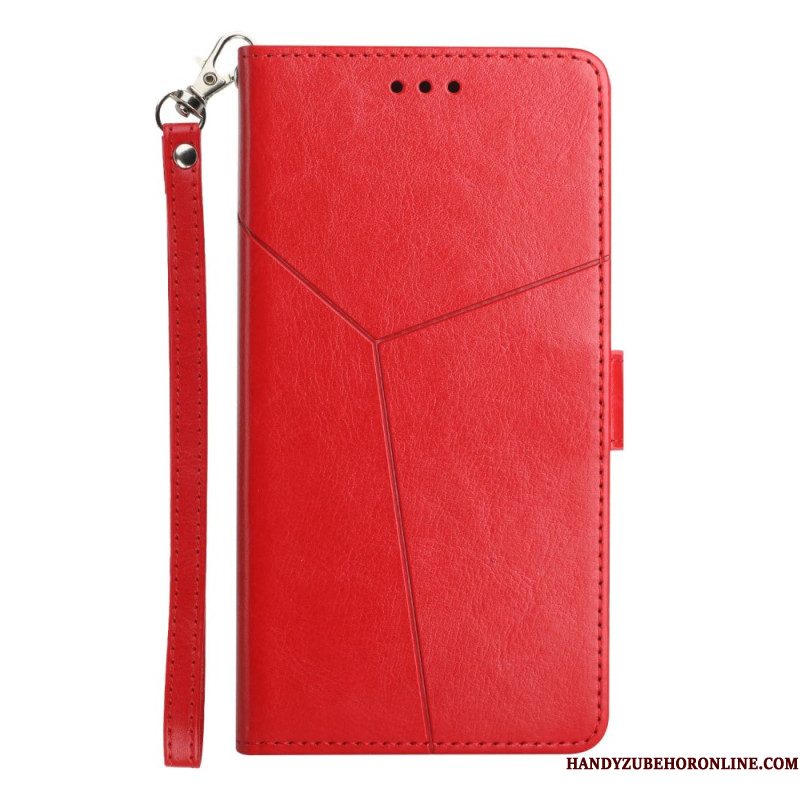 Leren Hoesje Xiaomi Redmi Note 14 Pro 4g Y-design Met Riem Bescherming Hoesje