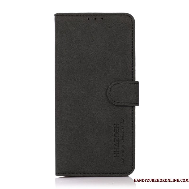 Leren Hoesje Xiaomi Redmi Note 14 Pro 5g Abeel Suède-effect Bescherming Hoesje