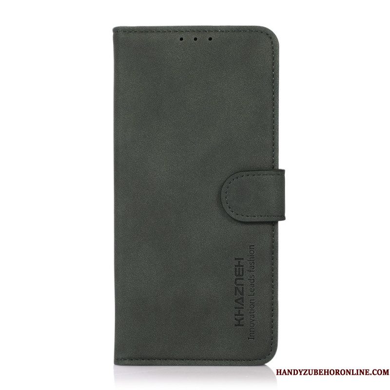 Leren Hoesje Xiaomi Redmi Note 14 Pro 5g Abeel Suède-effect Bescherming Hoesje