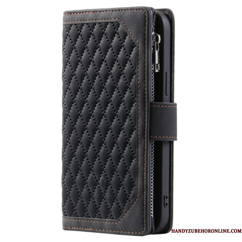 Leren Hoesje Xiaomi Redmi Note 14 Pro 5g Gewatteerde Portemonnee