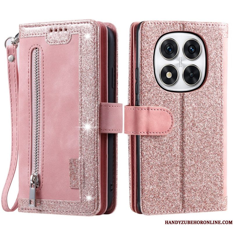 Leren Hoesje Xiaomi Redmi Note 14 Pro 5g Kaarthouder Bescherming Hoesje