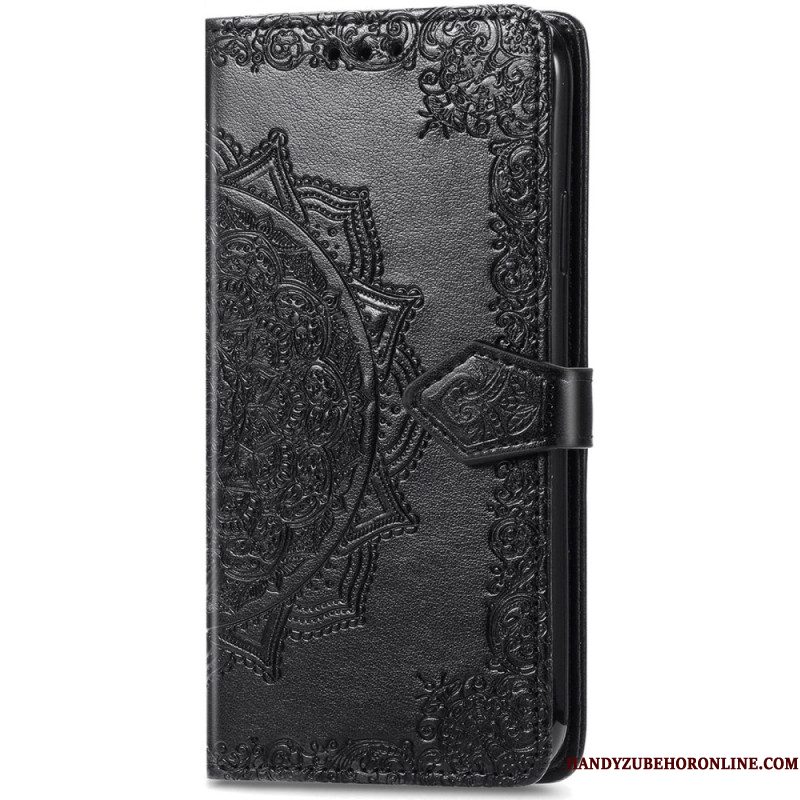 Leren Hoesje Xiaomi Redmi Note 14 Pro Plus 5g Barok Mandala Bescherming Hoesje