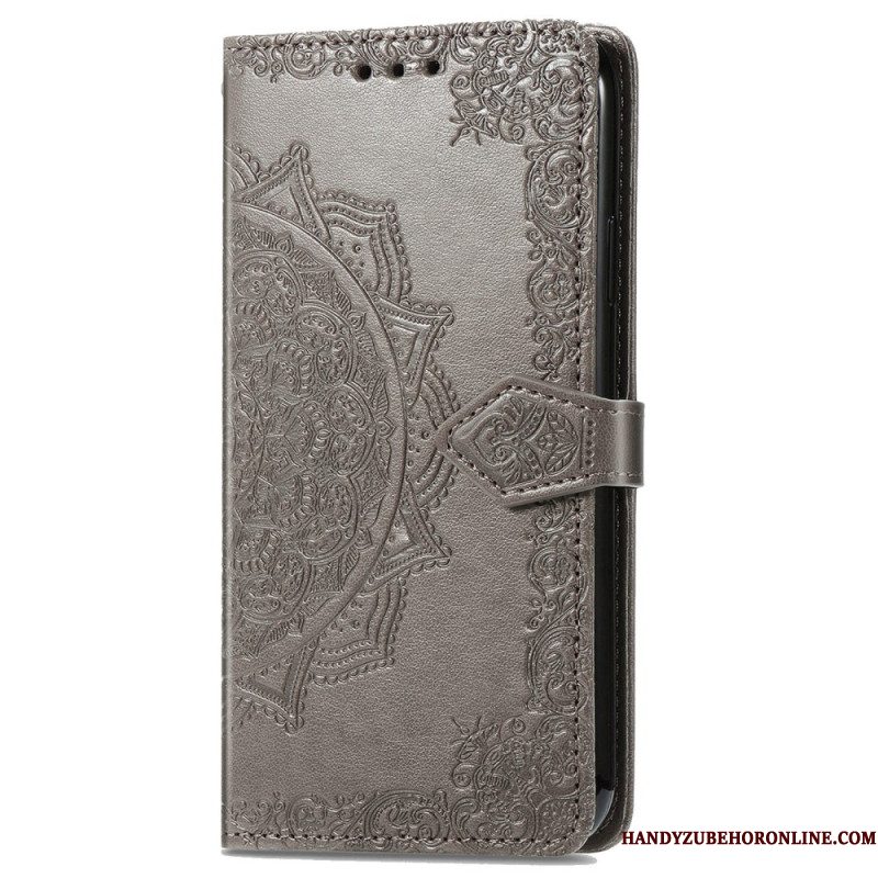 Leren Hoesje Xiaomi Redmi Note 14 Pro Plus 5g Barok Mandala Bescherming Hoesje