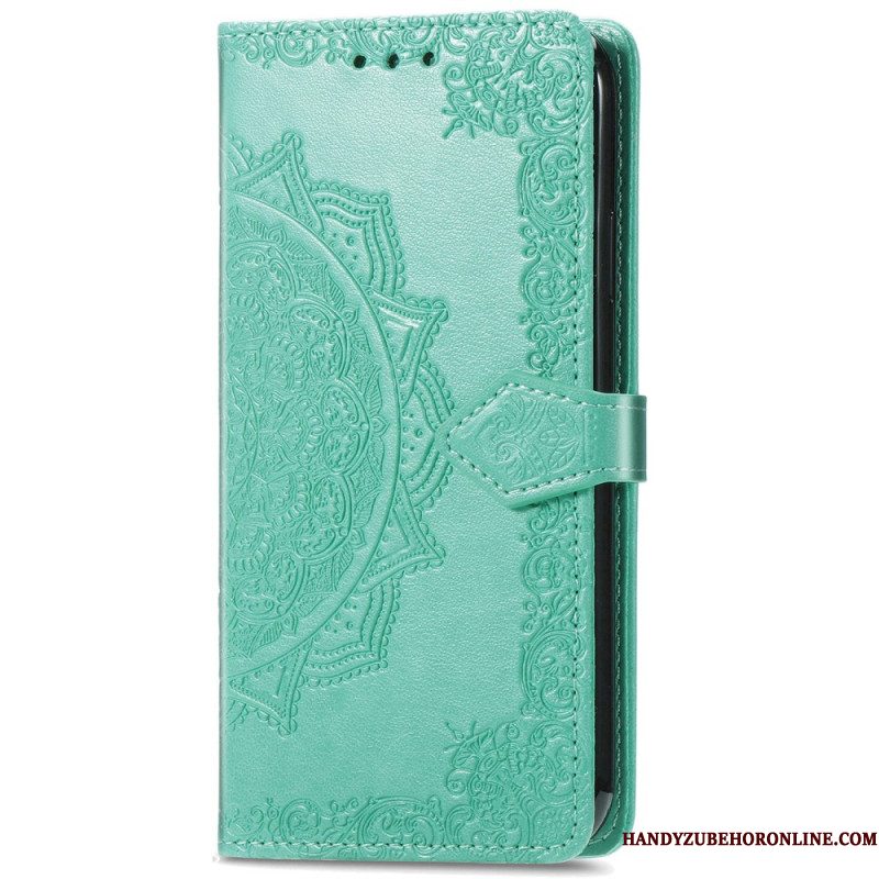Leren Hoesje Xiaomi Redmi Note 14 Pro Plus 5g Barok Mandala Bescherming Hoesje