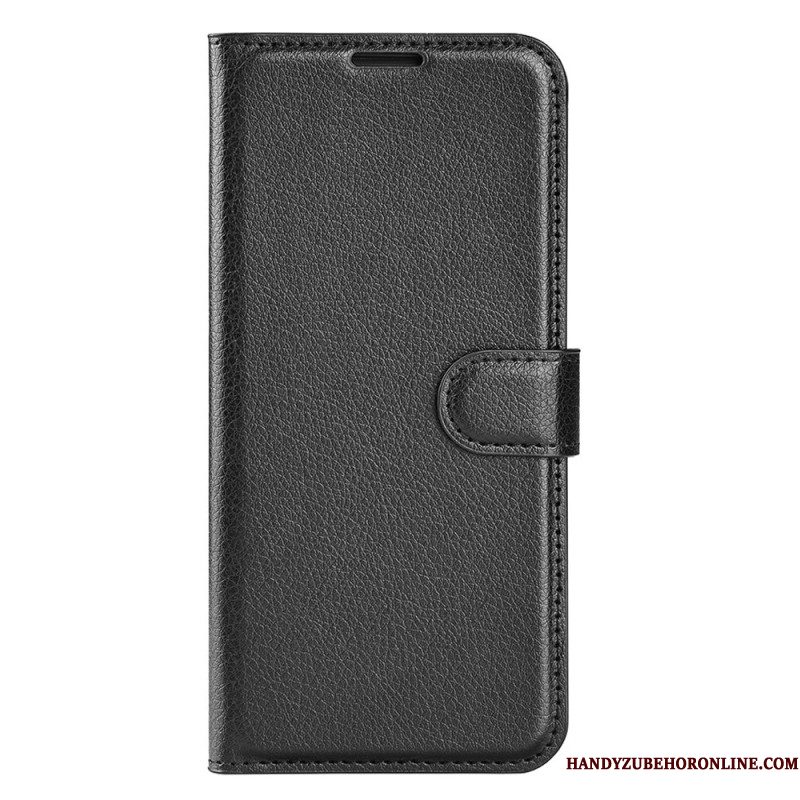 Leren Hoesje Xiaomi Redmi Note 14 Pro Plus 5g Klassiek Lychee Kunstleer