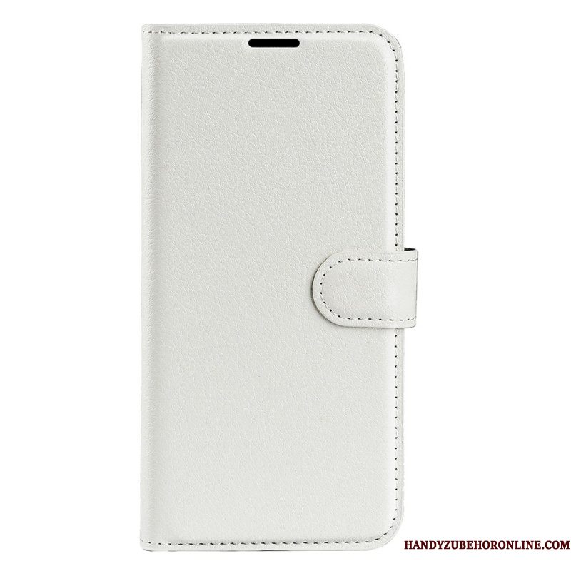 Leren Hoesje Xiaomi Redmi Note 14 Pro Plus 5g Klassiek Lychee Kunstleer