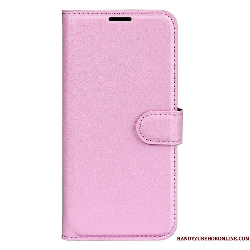 Leren Hoesje Xiaomi Redmi Note 14 Pro Plus 5g Klassiek Lychee Kunstleer