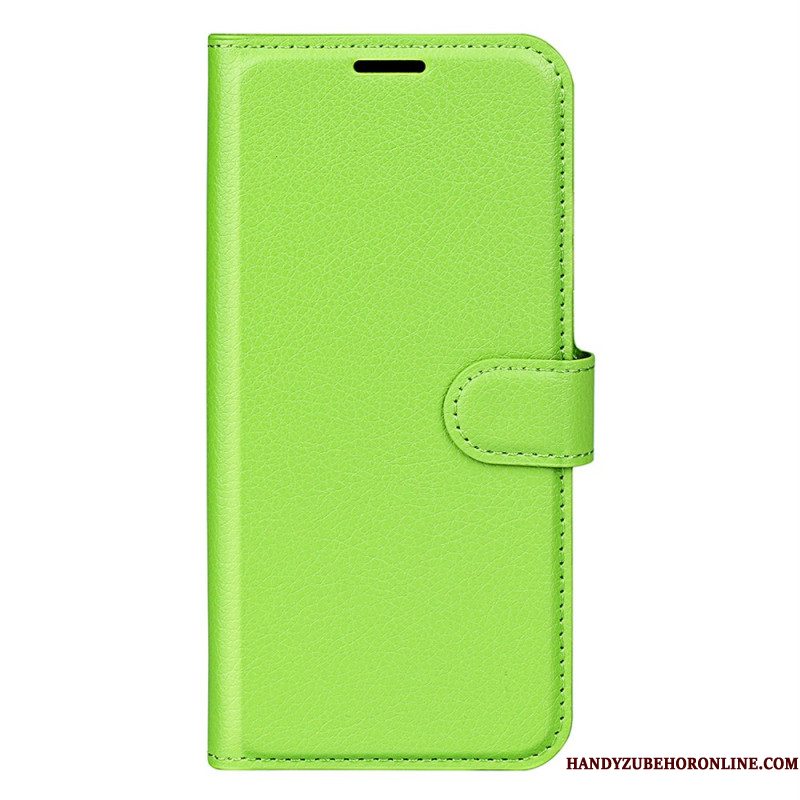 Leren Hoesje Xiaomi Redmi Note 14 Pro Plus 5g Klassiek Lychee Kunstleer