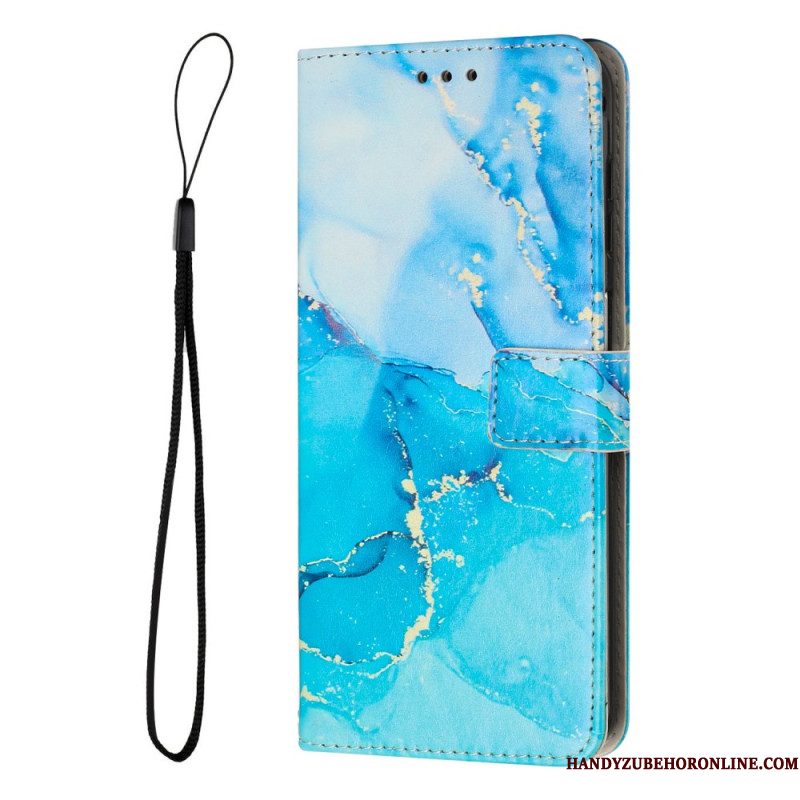 Leren Hoesje Xiaomi Redmi Note 14 Pro Plus 5g Marmer Bescherming Hoesje