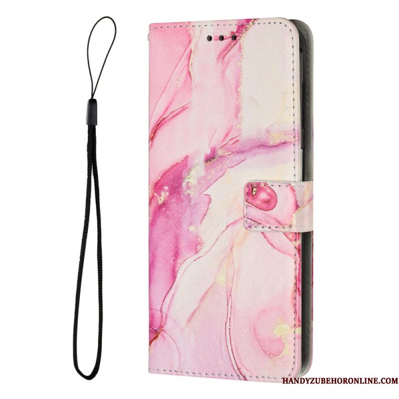 Leren Hoesje Xiaomi Redmi Note 14 Pro Plus 5g Marmer Bescherming Hoesje