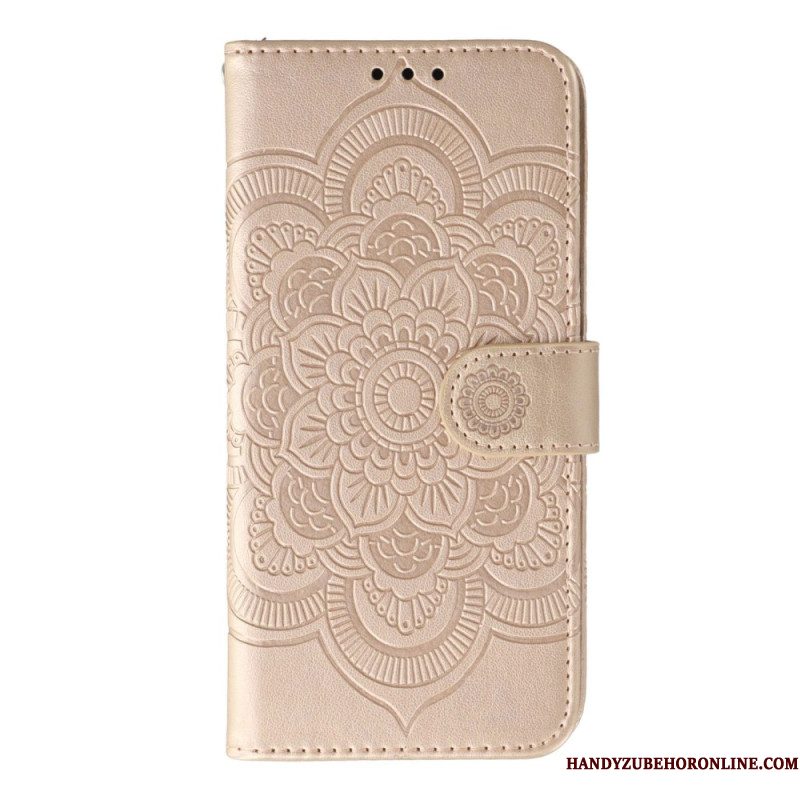 Leren Hoesje Xiaomi Redmi Note 14s Mandala Patroon Bescherming Hoesje