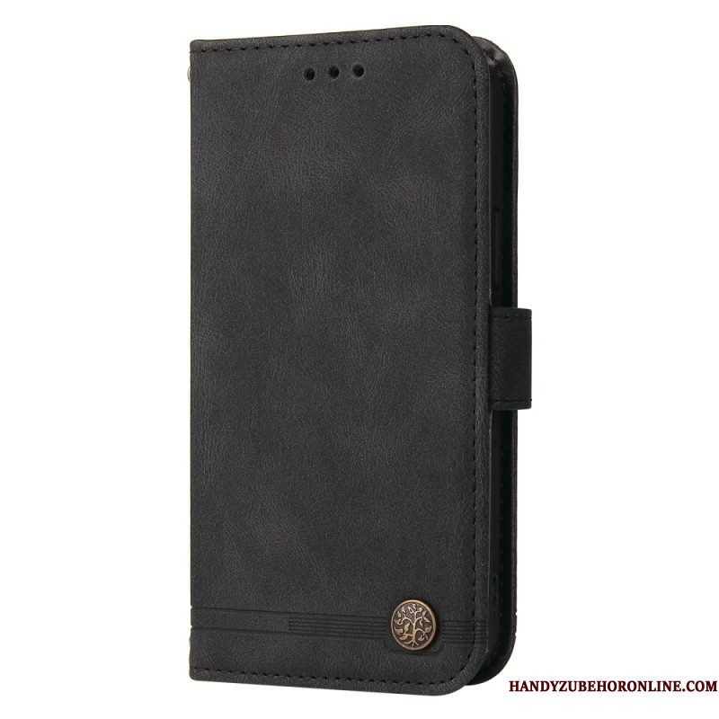 Leren Hoesje Xiaomi Redmi Note 14s Retro Design Bescherming Hoesje