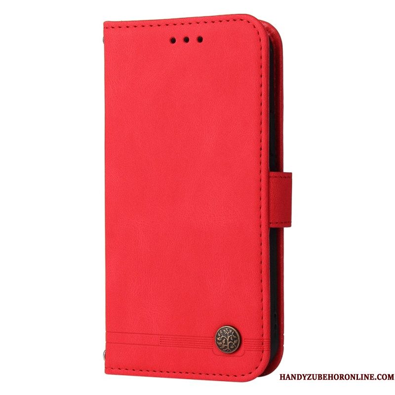 Leren Hoesje Xiaomi Redmi Note 14s Retro Design Bescherming Hoesje