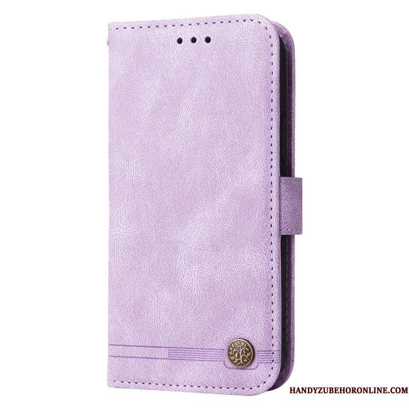 Leren Hoesje Xiaomi Redmi Note 14s Retro Design Bescherming Hoesje