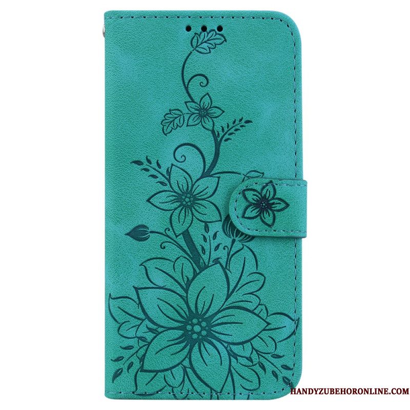 Leren Hoesje Xiaomi Redmi Note 15 5g Fleur-de-lis