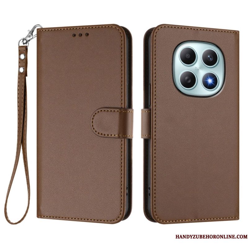 Leren Hoesje Xiaomi Redmi Note 15 5g Kunstleer