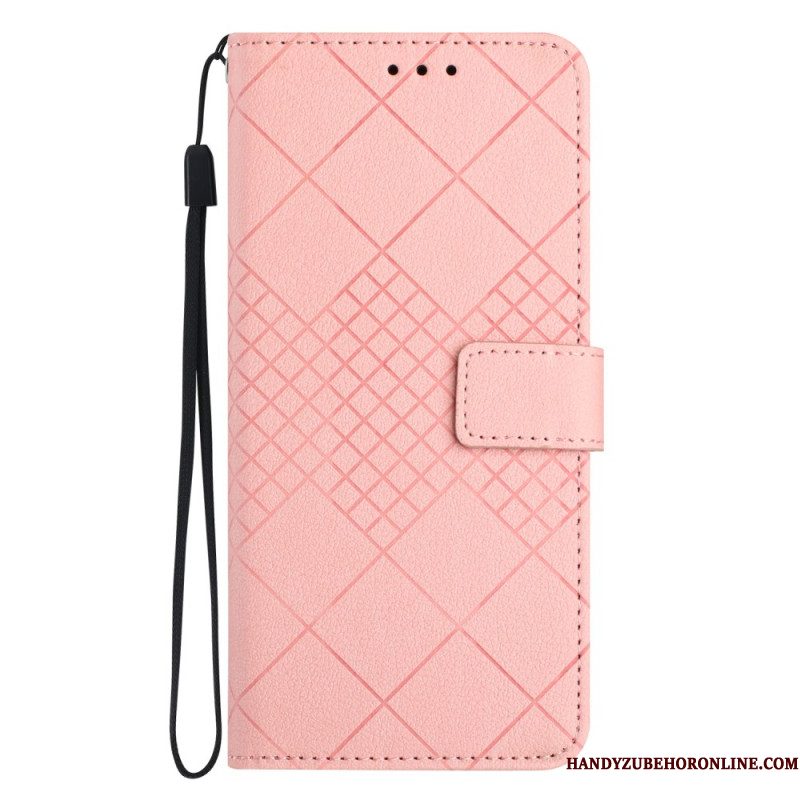 Leren Hoesje Xiaomi Redmi Note 15 Pro Plus 5g Diamanten Bescherming Hoesje