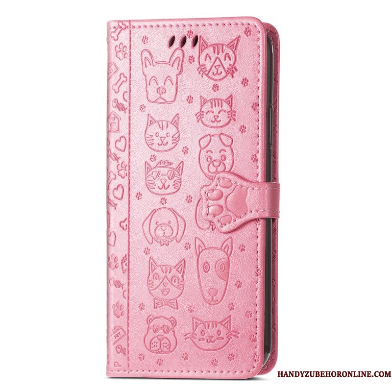 Leren Hoesje Xiaomi Redmi Note 15 Pro Plus 5g Geanimeerde Dieren