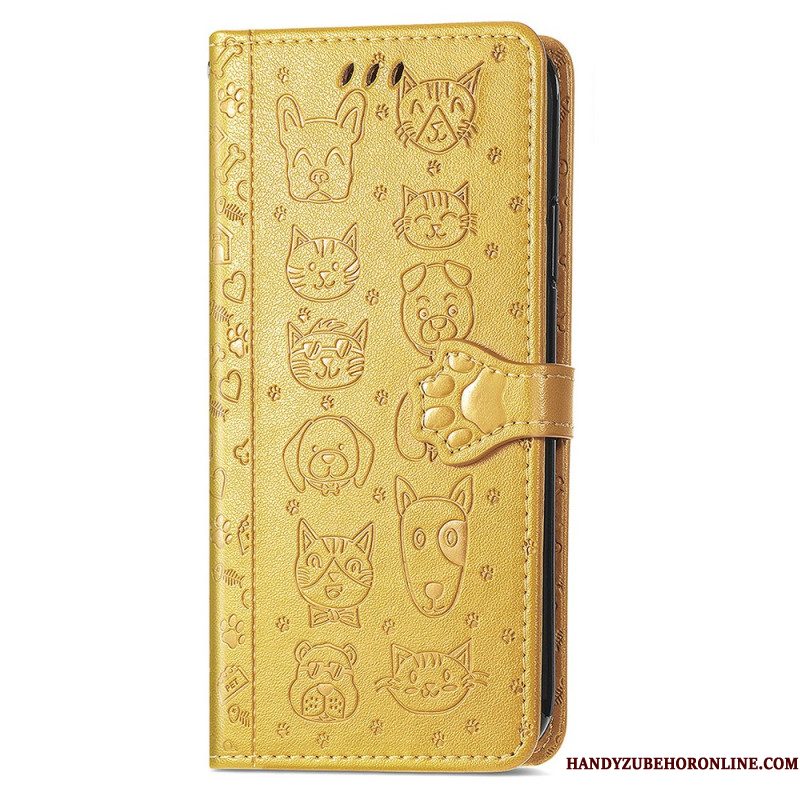 Leren Hoesje Xiaomi Redmi Note 15 Pro Plus 5g Geanimeerde Dieren