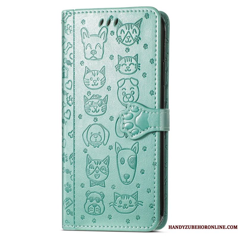 Leren Hoesje Xiaomi Redmi Note 15 Pro Plus 5g Geanimeerde Dieren