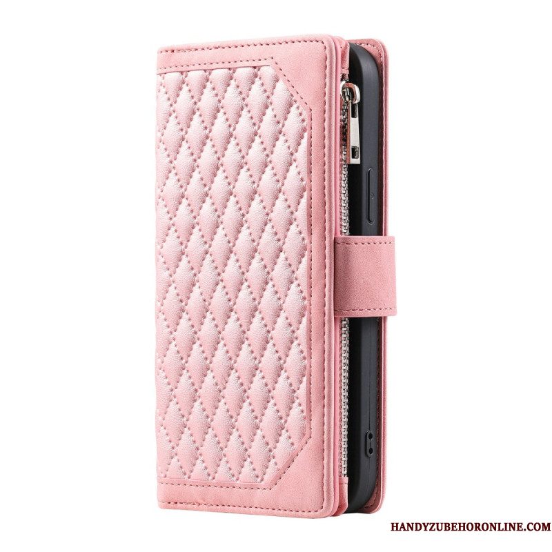 Leren Hoesje Xiaomi Redmi Note 15 Pro Plus 5g Gewatteerd Design