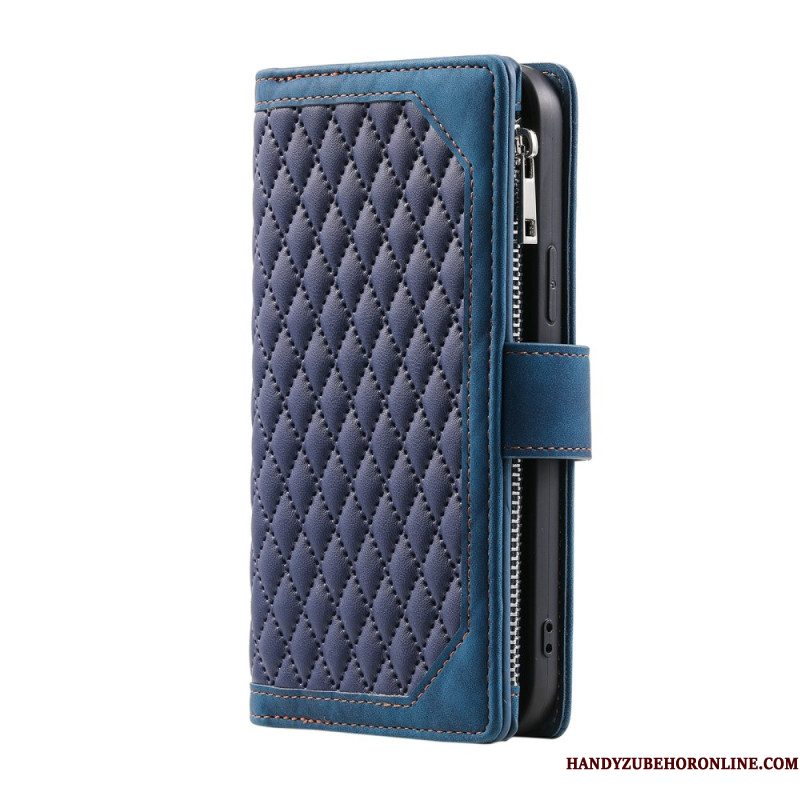 Leren Hoesje Xiaomi Redmi Note 15 Pro Plus 5g Gewatteerd Design