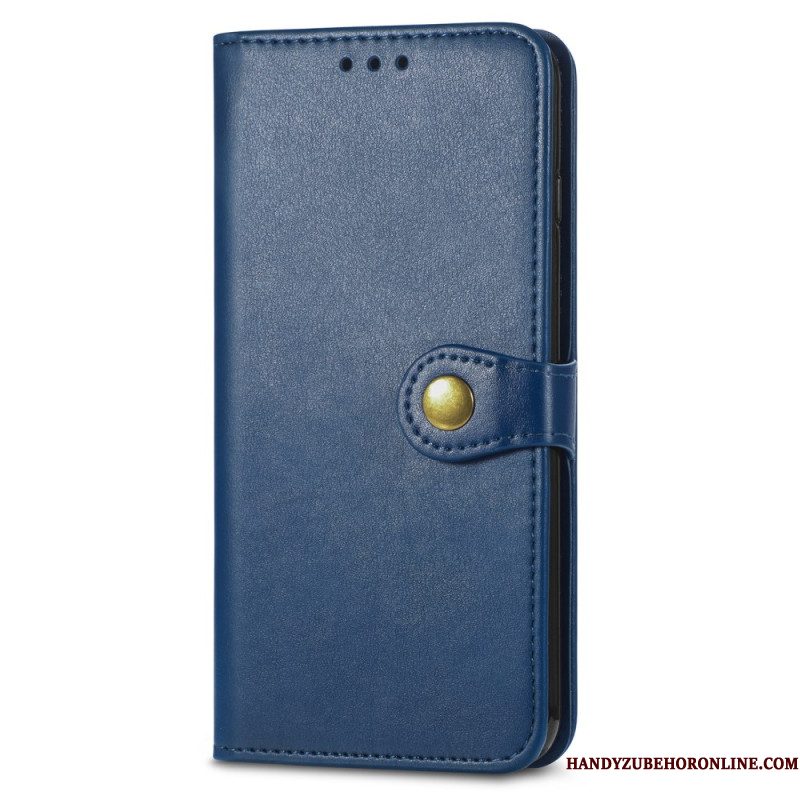 Leren Hoesje Xiaomi Redmi Note 15 Pro Plus 5g Gouden Sluiting